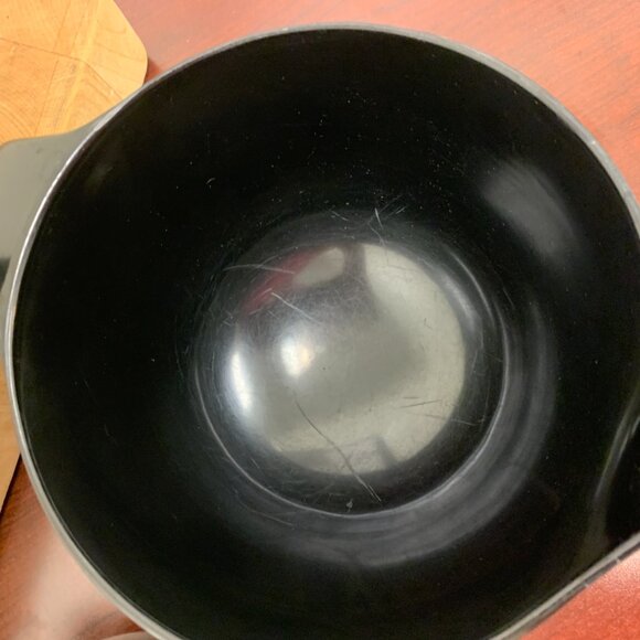 BOWLS - Vintage Copco Nesting Bowls black Set Of 3 Melamine Non-Skid Bottom - Picture 9 of 14